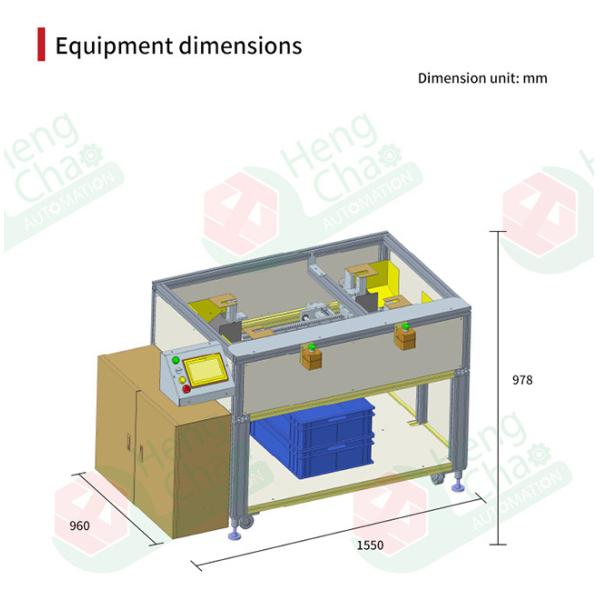 600mm Long Automation Making Filter Assembly Machine For Production Line