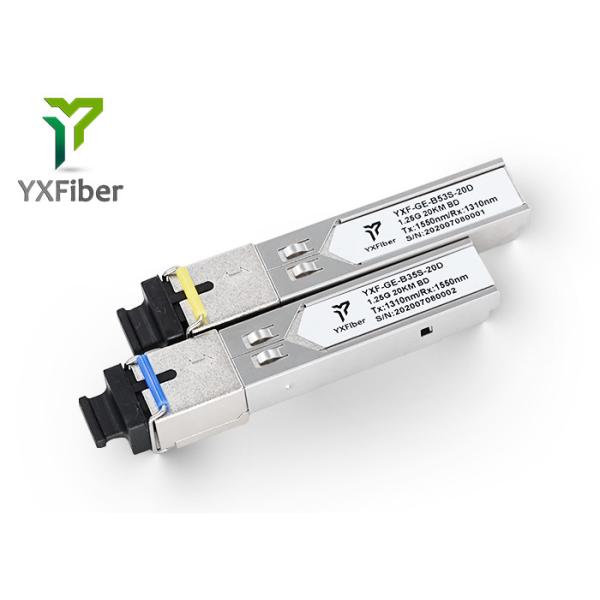 1.25Gb/S 20KM Bidirectional Sfp Transceiver 1.25G SFP Optical Module