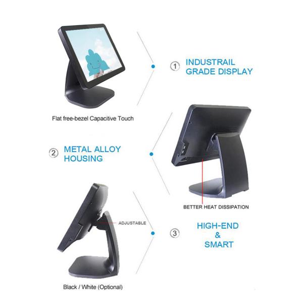 Elegant Appearance Retail Epos Systems 32G SSD With Built - In Card Reader