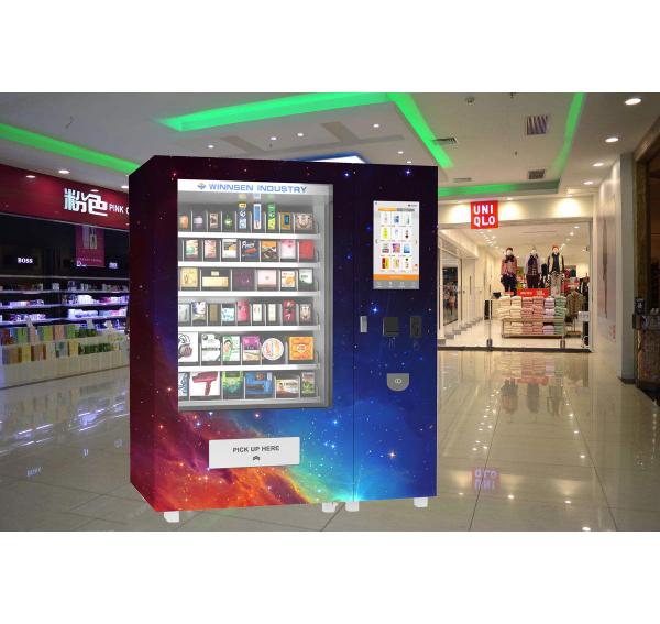 Cheap Refrigerated Milk Sandwich Fruit Snack Vending Machine For Shopping Mall Train Station Non-touch Payment Method for sale