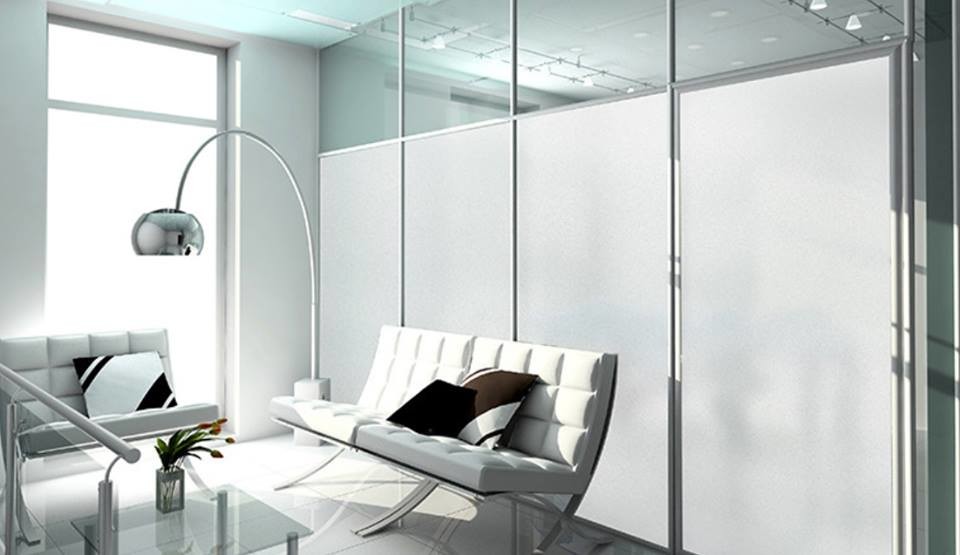 Office decoration frosted glass film sandblast PVC self adhesive vinyl