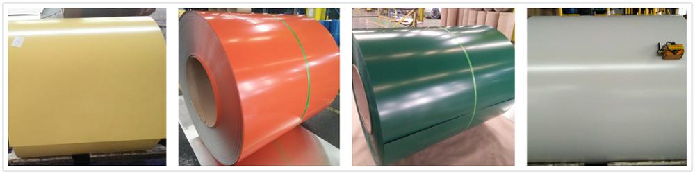 Stock color pre painted steel coils ppgi ppgl from china factory