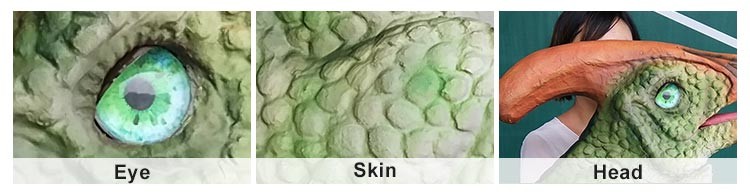 Light Realistic Dinosaur Puppet , Customized Realistic Dinosaur Hand Puppet