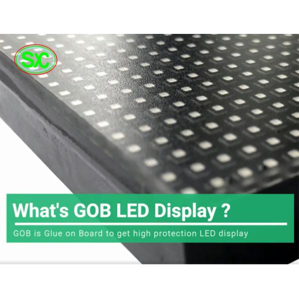 ISO2001 4K GOB LED Display P1.667 P2.0 P2.5 Advertising Wall 1200nits