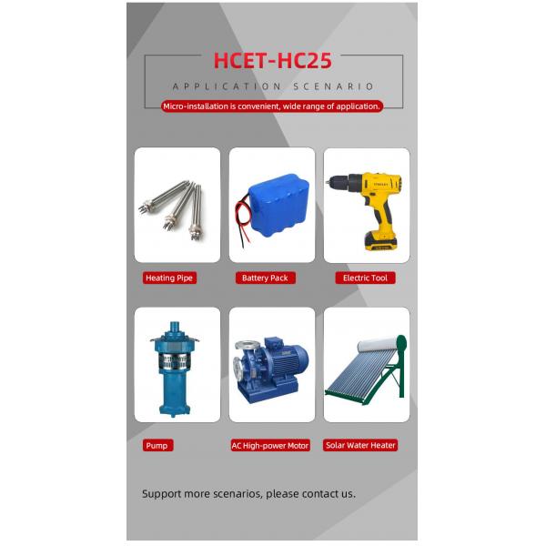 Three Phase Bimetal High Current Thermal Protector Switch Cutoff Protector 16A-35A BW-HC25