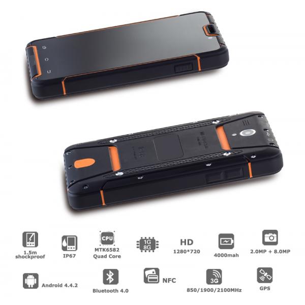 Cruiser BT55 2MP+8MP 3G Android rugged phone with NFC