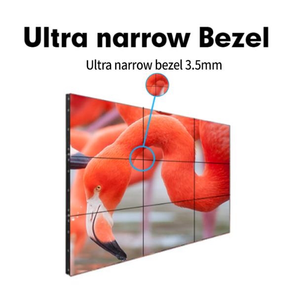 3.5mm Bezel SCCP LCD Advertising Display 55Inch Narrow Edge