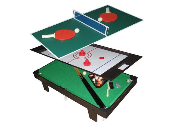 Cheap Multi Function Table Tennis Game Table Flannel Brown Color For Children for sale