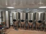Stainless Steel Beer Fermentation Tank Conical Cooling Jacket For Brewery