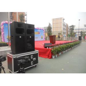 Outdoor Passive Pa System Stage Audio Speaker Box Concert Equipment , Dj Sound
