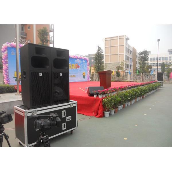 Outdoor Passive Pa System Stage Audio Speaker Box Concert Equipment , Dj Sound