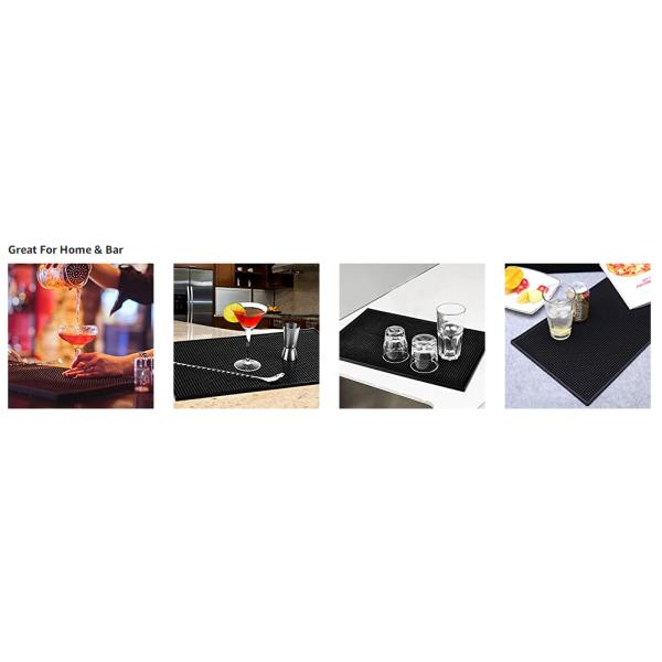 BM-006 Disposable Bar Mats Blue Rubber Counter Top Serving Mat