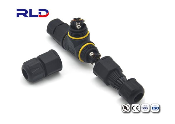 Cheap 3 Way 2 Pins 3 Pins Waterproof Power Connectors For Led Outdoor Lighting for sale