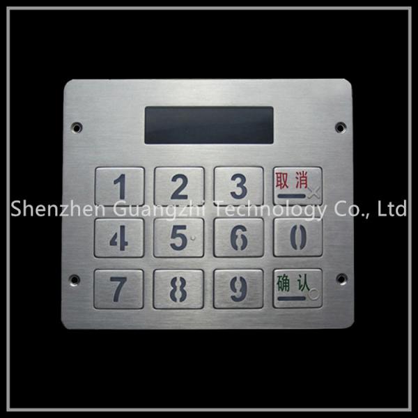 Cheap Industrial Usb Numeric Keypad With Display , Self Service Terminal Keyboard With Screen for sale