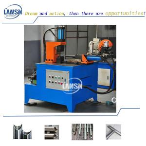China Semiautomatic Straight Curving Pipe Notching Machine NC Pipe Tubing Notcher on sale
