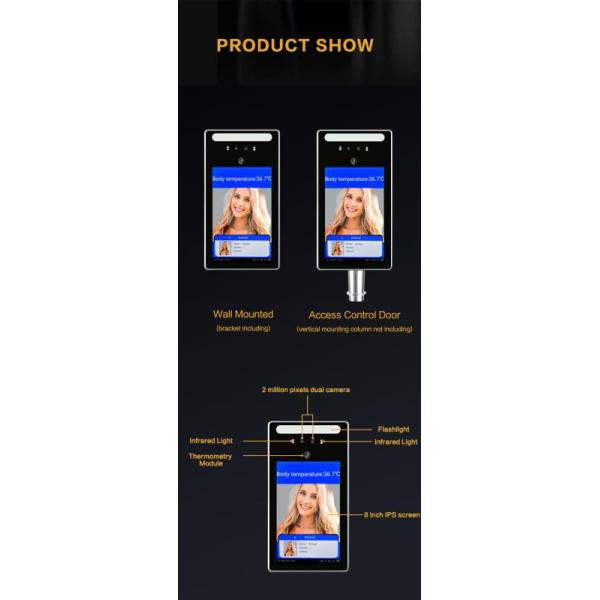 XP2020 Face Recognition Temperature Thermometer