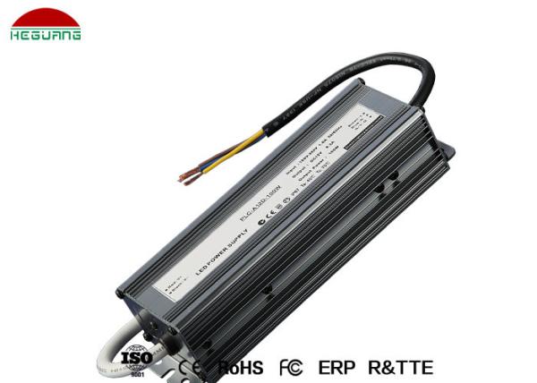 Cheap Black IP67 LED Power Supply 100W AC 110V Input Voltage DC 12V Output Voltage for sale