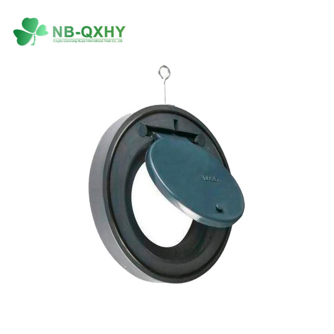 Grey Color Swing Check Valve PVC Double Flange Union Check Valve Plastic Irrigation CPVC Wafer Type Check Valves