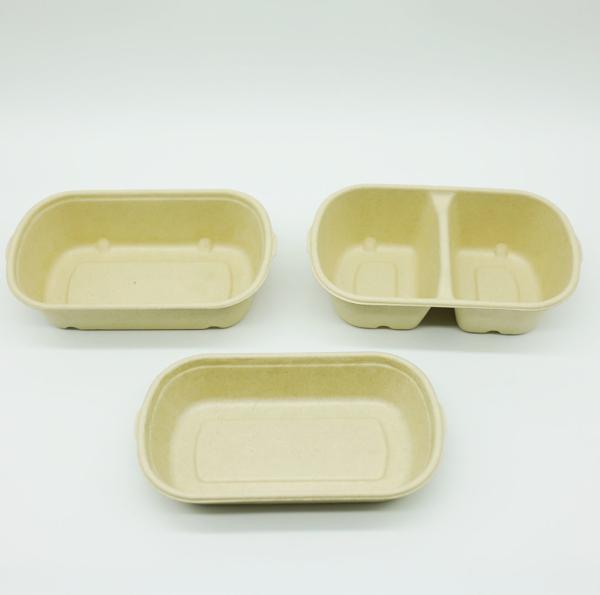 Cheap Non - Toxic Plastic Free Pulp Tray Packaging , Paper Pulp Moulded Trays for sale
