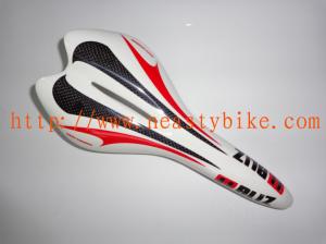 Best SA-NT10 bicycle parts carbon fiber saddle  road saddle in color white ane red wholesale