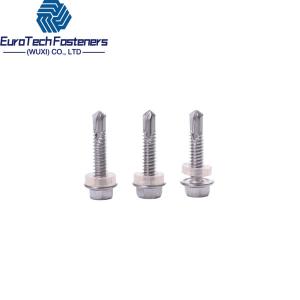 Best Standard DIN7504 K  A2 A4 Hex Flange Self Tapping Screw M4.2 M4.8 M5.5 M6.3 wholesale