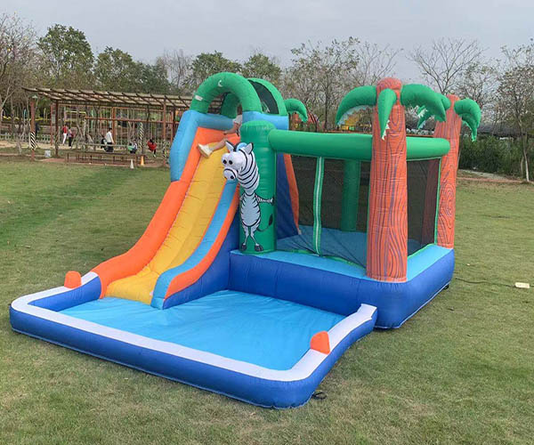 Small Inflatable Bounce House Customized Design For Indoor Playground Center