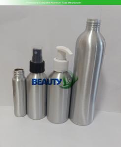 Best Cosmetic Perfume Aluminum Containers Toner Bottles with Spray Pumps wholesale