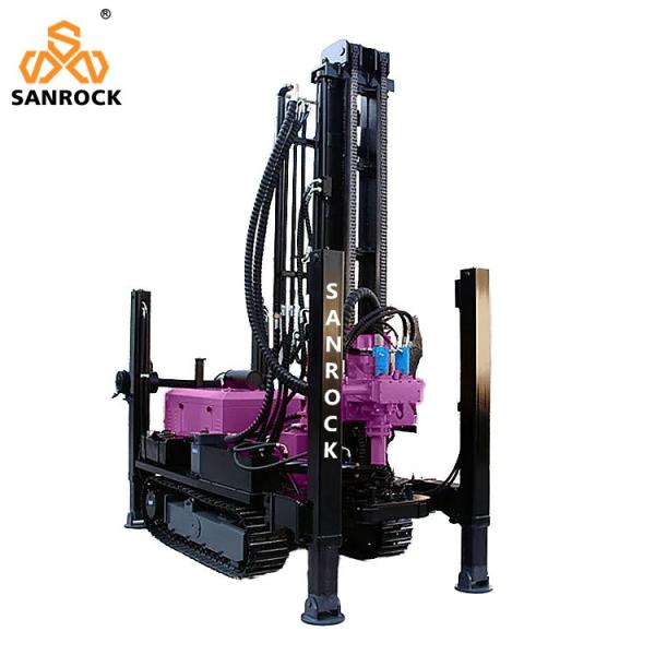 Cheap Water Borehole Drilling Machine High Productivity Crawler Drilling Rig Deep Water Well Drilling Rigs for sale