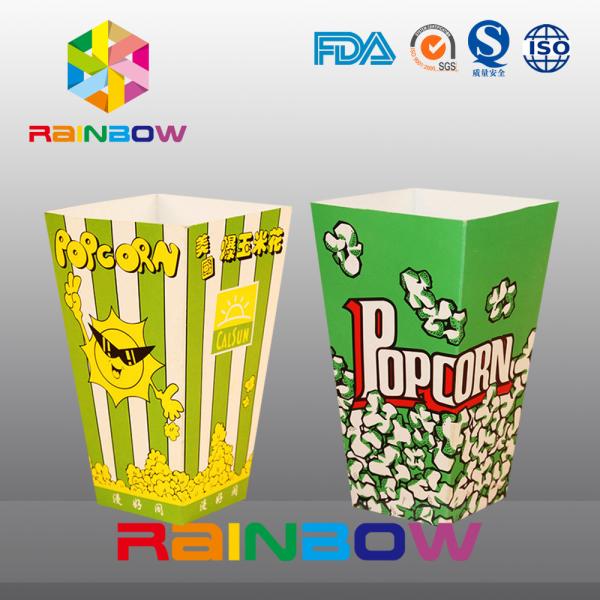 Unique Design Customized Paper Bags , America Popcorn Paper Bags