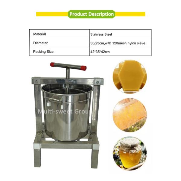 Manual Beeswax Machine Dia 30cm Wax Foundation Machine