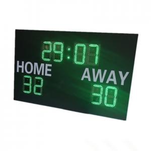 Best Green Color Led Digits With White Color Stickers Led Football Scoreboard For Football Field wholesale