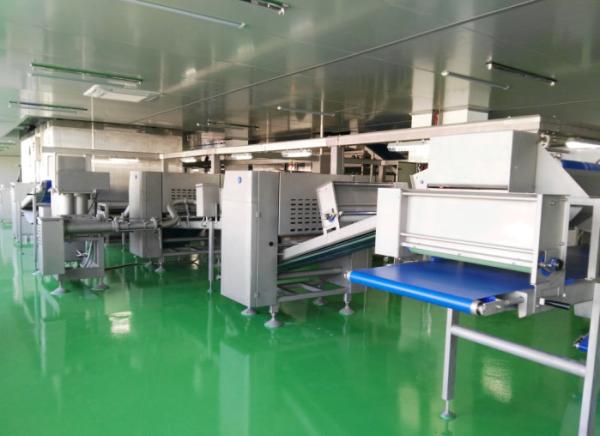 Cheap -40℃ Auto Freezing Tunnel Pastry Dough Laminator Machine For Croissant  and sasuage roll for sale