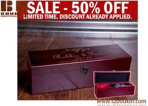 Best Wine Gift, Engraved Wine Box, Luxury Wedding Wine Box, Wood Box, Wooden Wine Case, Wine Display wholesale