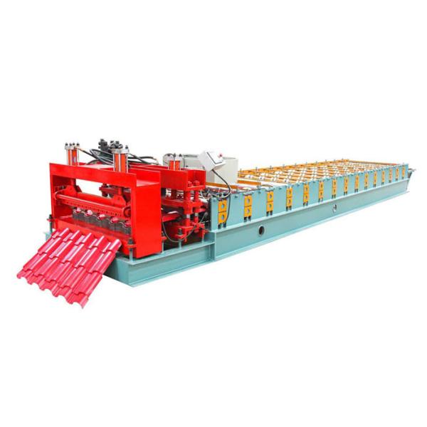 Color Steel Coil Metal Sheet Roof Roll Forming Machine Effective Width 1100mm