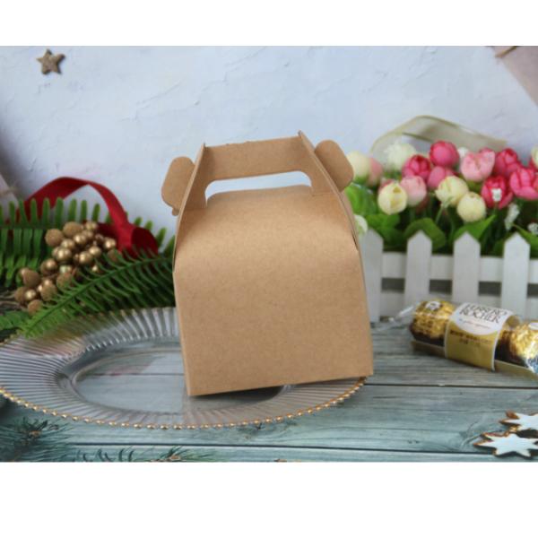 Screen Printing 250g Kraft Paper Food Packaging Box 0.024kg