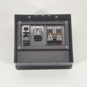 Flush mount office desk mount usb charger universal power socket