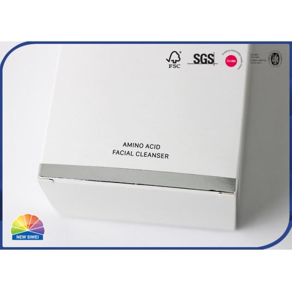 1c Printing Folding Cardboard White Paper Box Body Lotion Packaging