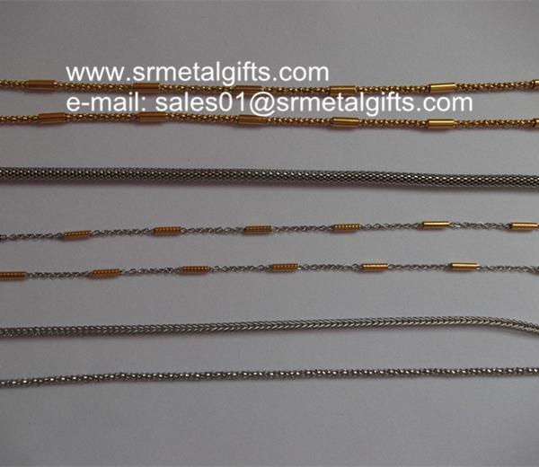 diy jewelry mesh chain lanyard wholesale