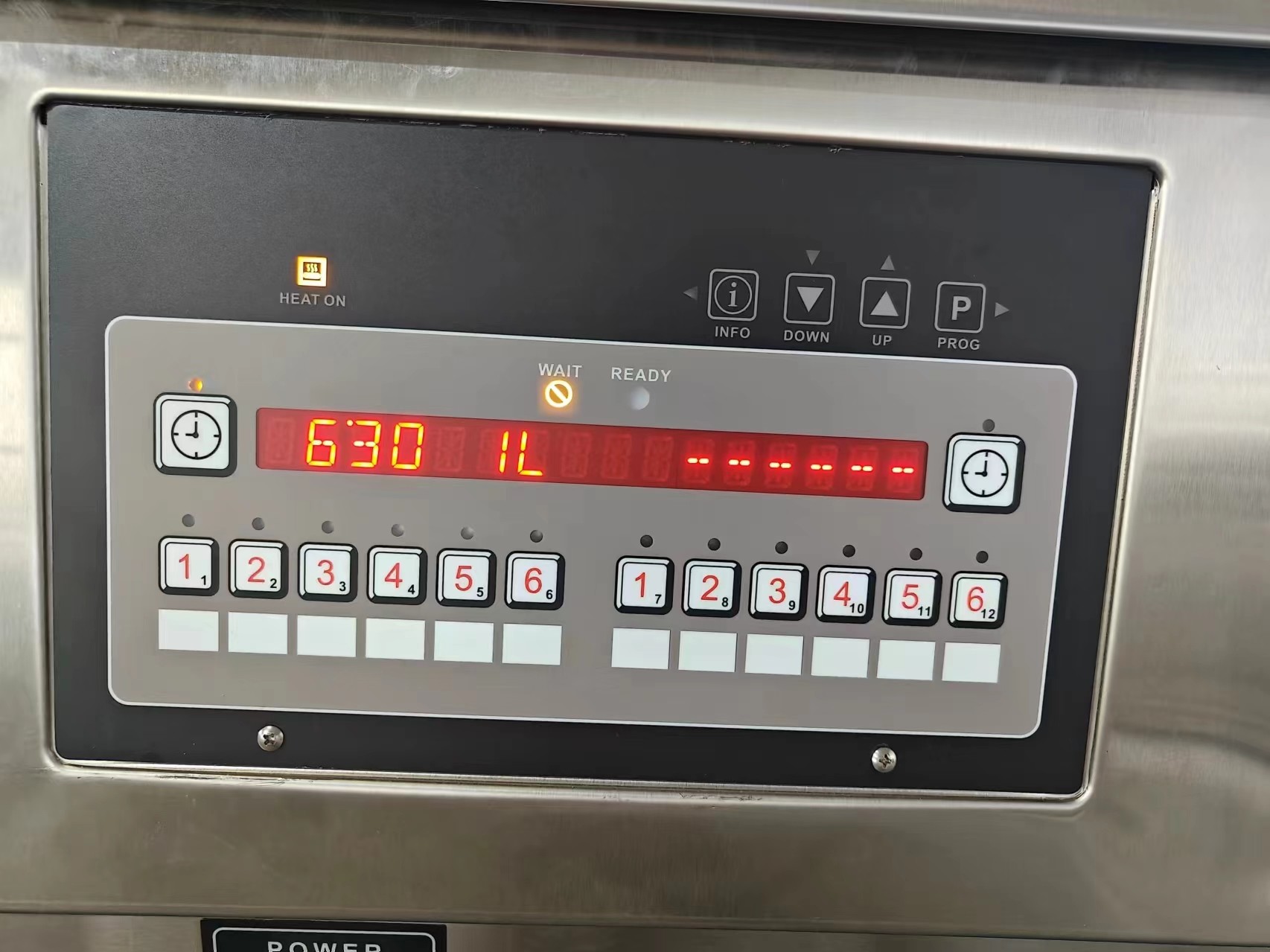 Three Pots Six Baskets Electric Digital Computer Panel Open Deep Fryer With Oil Filtration