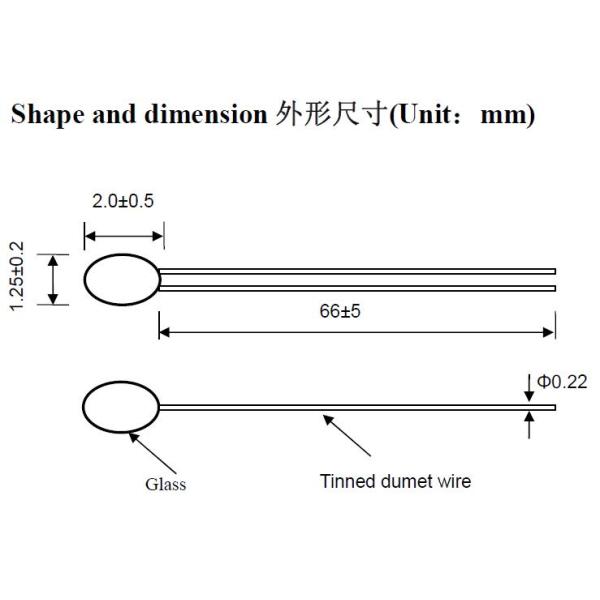 Glass Bead 3D Printer Heater Chips Thermistor