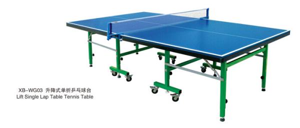 Cheap sporting goods-poles,nets,goals,tables-lifting single lap tennis table-XB-WG03 for sale