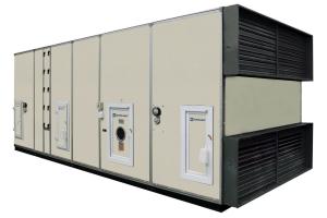 Best 50 mm PU Insulation Double Skin Modular Fresh Air Handling Unit With Heat Recovery Wheel wholesale