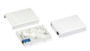China SC Fiber Optic FTTH Distribution Box Wall Mount Termination Box ABS Material on sale