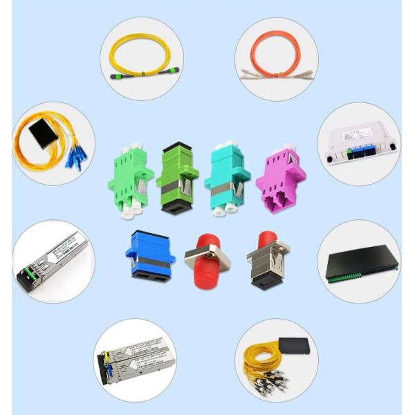 Multimode Lc Lc Connector Om4 Fiber Optic Patch Cord 50/125 Duplex Jumper Lszh Jacket 1m