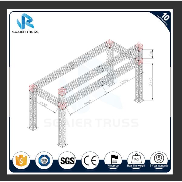 Versatile Mini Lighting Aluminum Truss Display Triangle / Ladder Shape