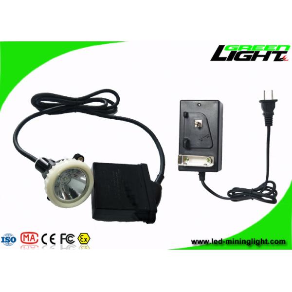 Rechargeable Coal Miner Hard Hat Light 10000lux High Beam 22hrs IP67 Waterproof
