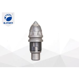 Best Foundation Bullet Teeth 42CrMo Round Shank Chisel With Alloy Holder wholesale