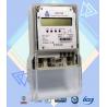 LCD Display Single Phase Electric Meter , Tamper Proof Prepaid Power Meters for sale