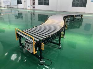 Best 45 degree 90 degree Turning Curved powered flexible conveyor wholesale