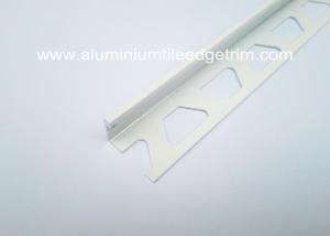 Weather Resistance Aluminium White Tile Edge Trim With L shaped